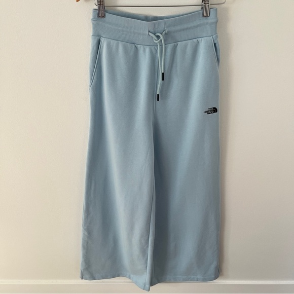NWOT The North Face Straight Leg High Rise Sweatpants Light Blue Women'sSz S *W2 - Picture 3 of 5